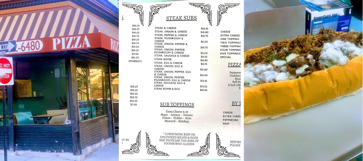 Rizzo's Pizza Menu
